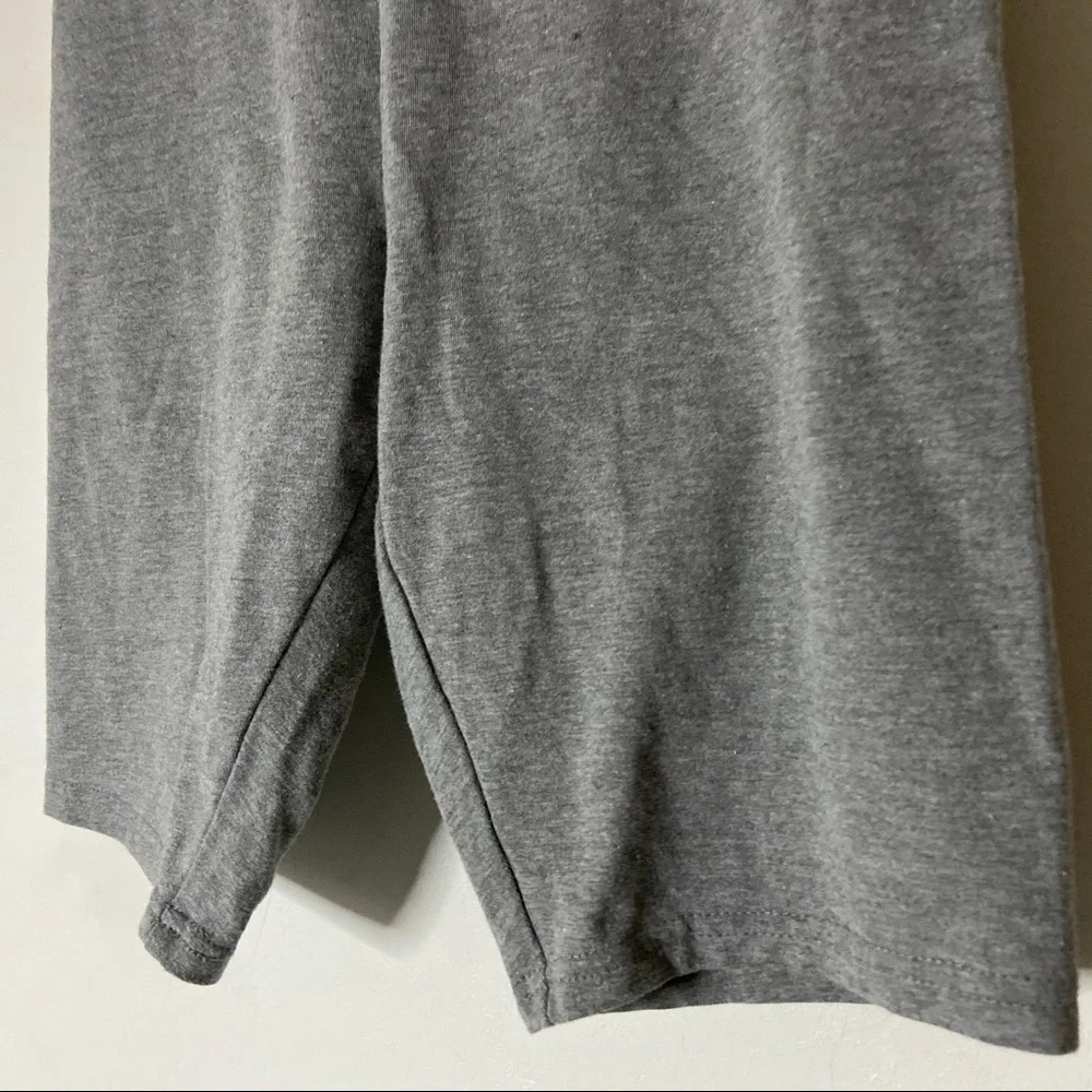 Biker Shorts Trendy High Waist Cotton Blend Gray Womens Size Extra small - Picture 5 of 9